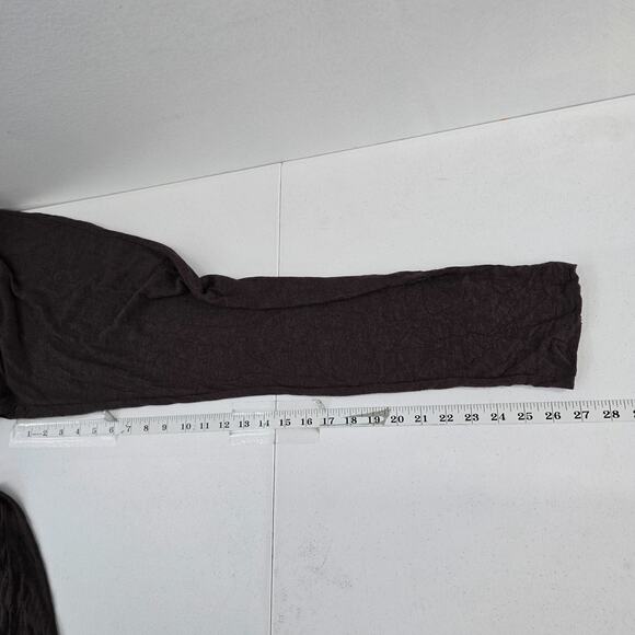 Chalet Women’s M C28111 Crinkle Knit Elastic Waist Pants Brown USA Made NWT 6310 - Picture 7 of 12